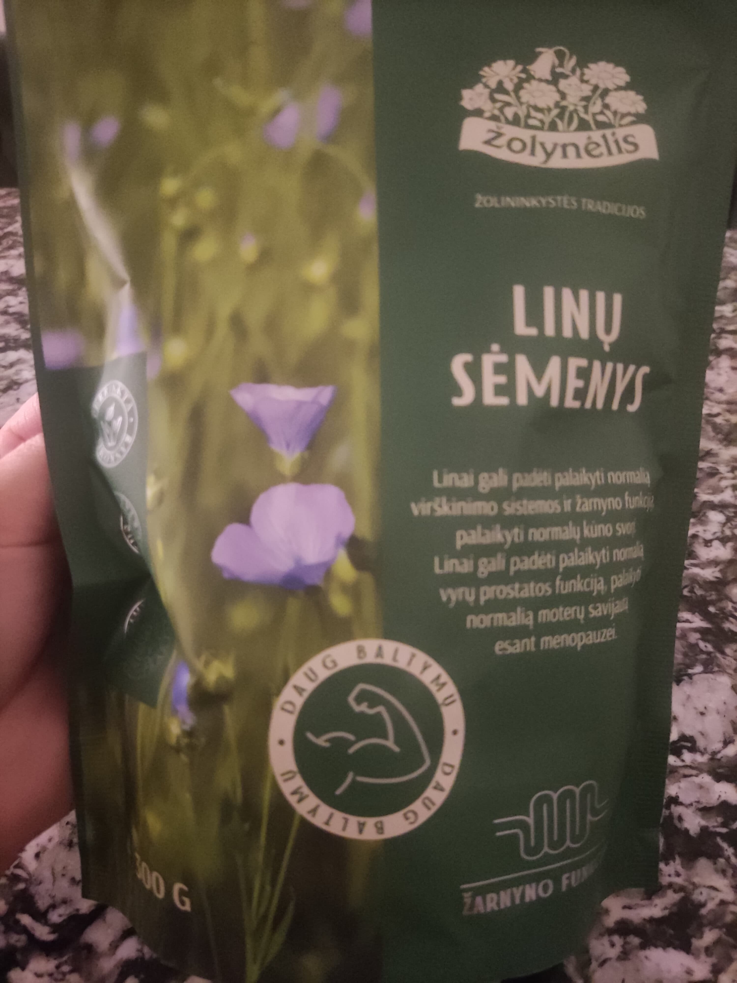 žolynėlis Linų sėmenys packshot