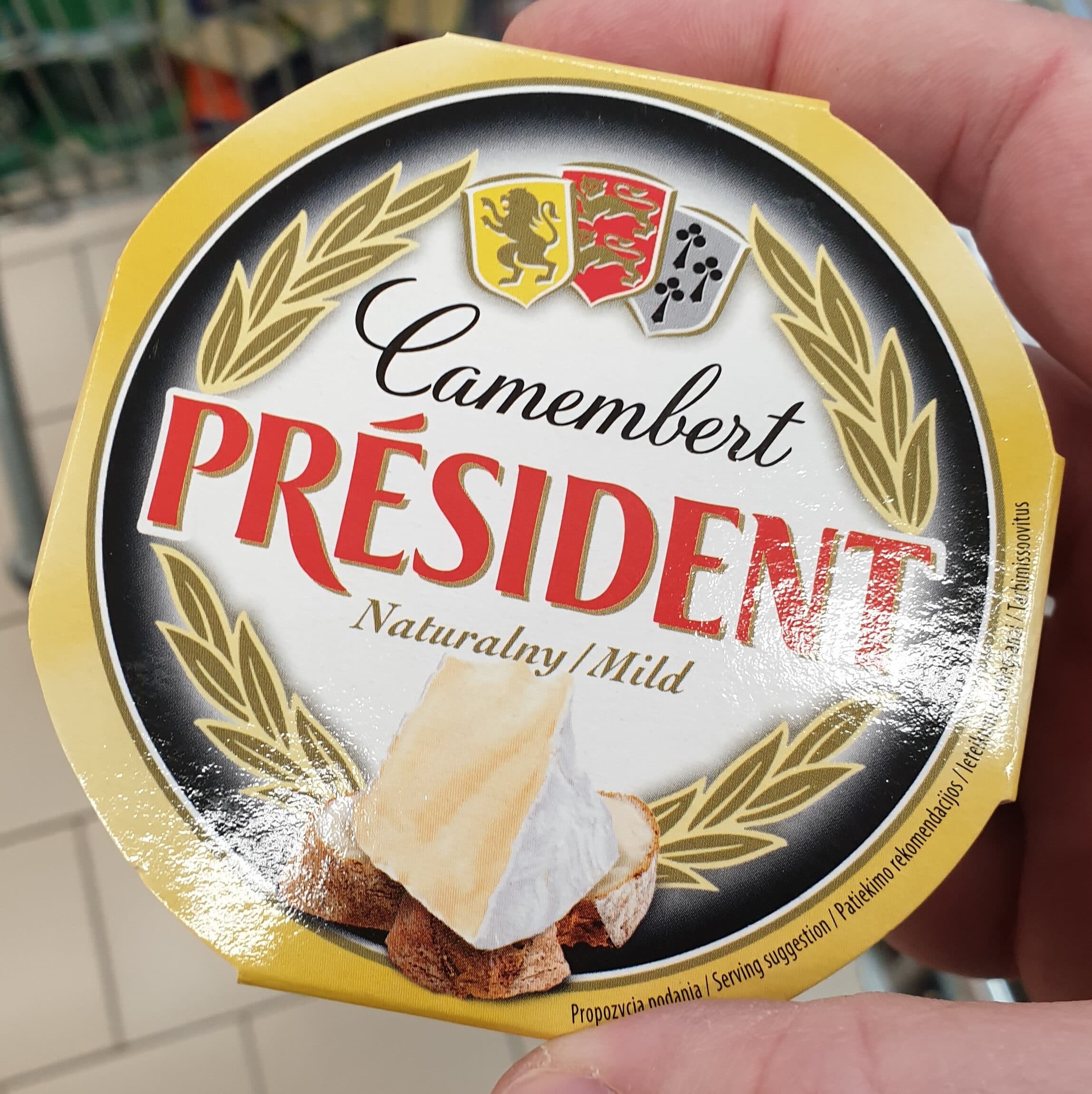 PRÉSIDENT Camembert naturalny packshot